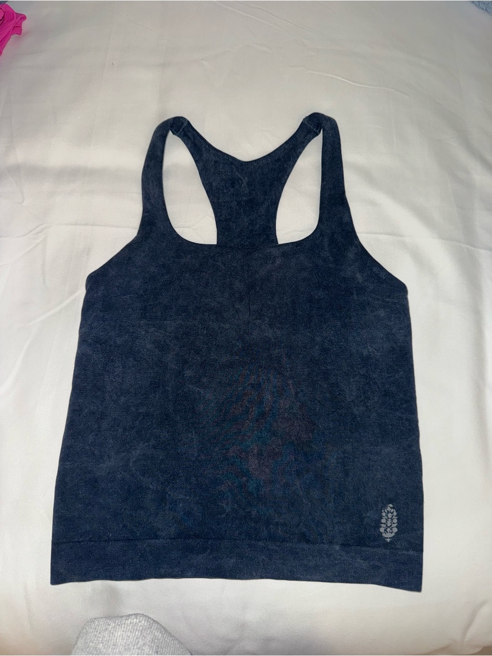 FP Movement by Free People Navy Racerback Tank Top
